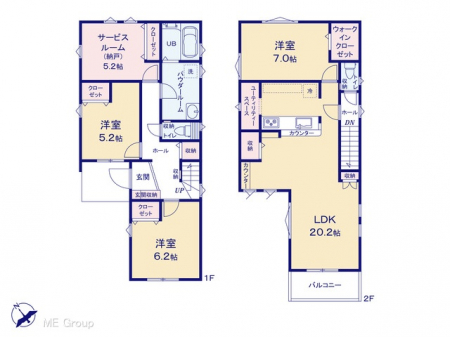 �@�Ԏ��`Floor plan�`�@�}�ʂƈقȂ�ꍇ�͌�����D��