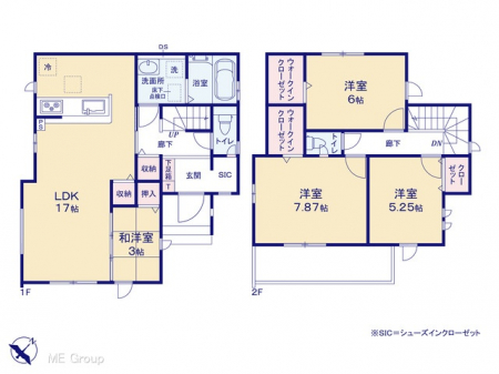 �@�Ԏ�聟6�������`Floor plan�`  �}�ʂƈقȂ�ꍇ�͌�����D��v���܂��B