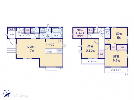�@�Ԏ��`Floor plan�`  �}�ʂƈقȂ�ꍇ�͌�����D��v���܂��B