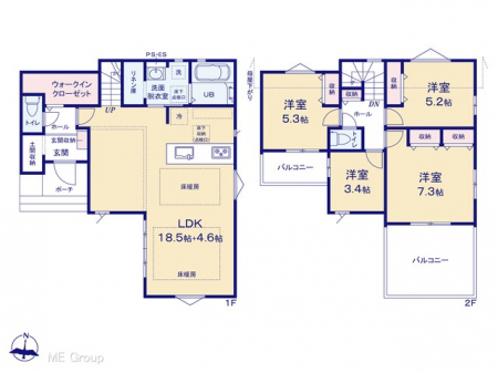 �@�Ԏ��`Floor plan�`�@�}�ʂƈقȂ�ꍇ�͌�����D��