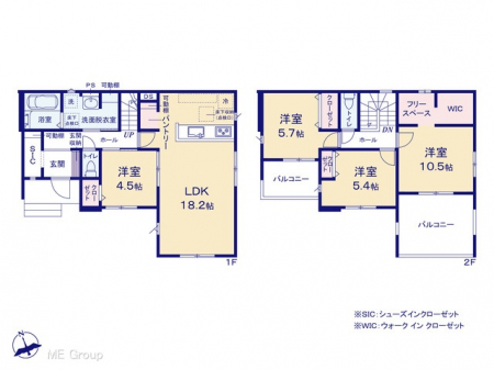 �@�Ԏ��`Floor plan�`�@�}�ʂƈقȂ�ꍇ�͌�����D��