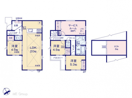 �@�Ԏ��`Floor plan�`�@�}�ʂƈقȂ�ꍇ�͌�����D��
