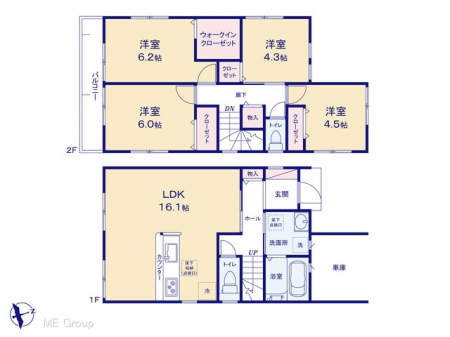 �@�Ԏ�聟�Q�������`Floor plan�`�@�}�ʂƈقȂ�ꍇ�͌�����D��