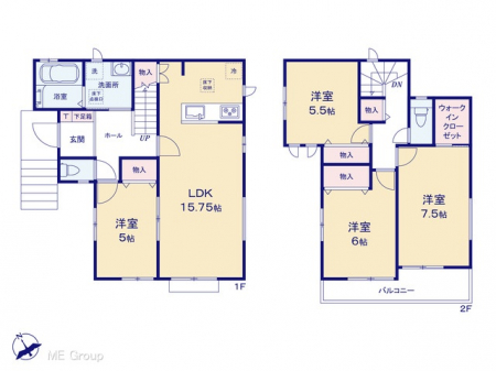 �@�Ԏ�聟B�������`Floor plan�`�@�}�ʂƈقȂ�ꍇ�͌�����D��