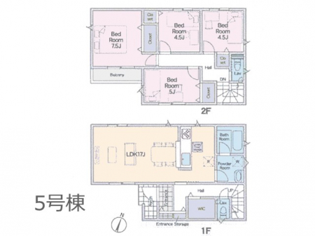 �@�Ԏ�聟�T�������`Floor plan�`�@�}�ʂƈقȂ�ꍇ�͌�����D��v���܂��B