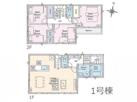 �@�Ԏ�聟�P�������`Floor plan�`�@�}�ʂƈقȂ�ꍇ�͌�����D��v���܂��B