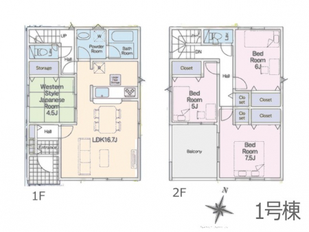 �@�Ԏ�聟�P�������`Floor plan�`�@�}�ʂƈقȂ�ꍇ�͌�����D��v���܂��B