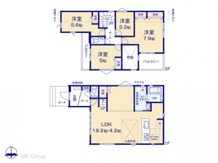 �@�Ԏ��`Floor plan�`  �}�ʂƈقȂ�ꍇ�͌�����D��