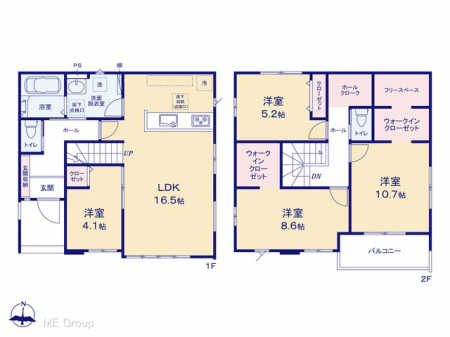 �@�Ԏ�聟�P�������`Floor plan�`�@�}�ʂƈقȂ�ꍇ�͌�����D��