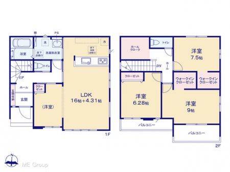 �@�Ԏ�聟�Q�������`Floor plan�`�@�}�ʂƈقȂ�ꍇ�͌�����D��