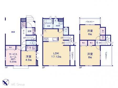 �@�Ԏ��`Floor plan�`�@�}�ʂƈقȂ�ꍇ�͌�����D��