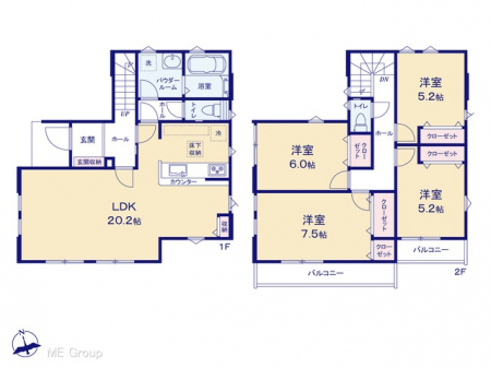 �@�Ԏ�聟�Q�������`Floor plan�`�@�}�ʂƈقȂ�ꍇ�͌�����D��
