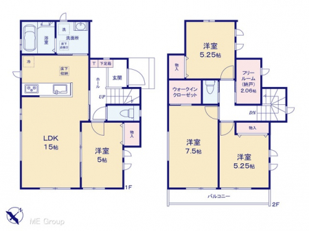 �@�Ԏ��`Floor plan�`�@�}�ʂƈقȂ�ꍇ�͌�����D��