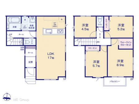 �@�Ԏ��`Floor plan�`�@�}�ʂƈقȂ�ꍇ�͌�����D��  