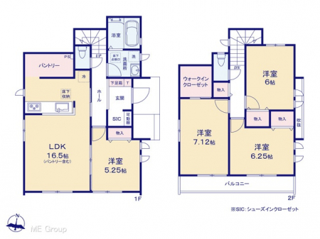 �@�Ԏ�聟2-A�������`Floor plan�`�@�}�ʂƈقȂ�ꍇ�͌�����D��