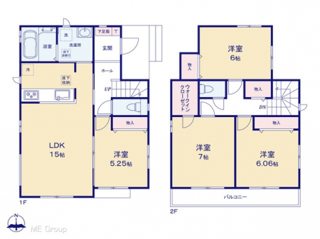 �@�Ԏ��`Floor plan�`�@�}�ʂƈقȂ�ꍇ�͌�����D��