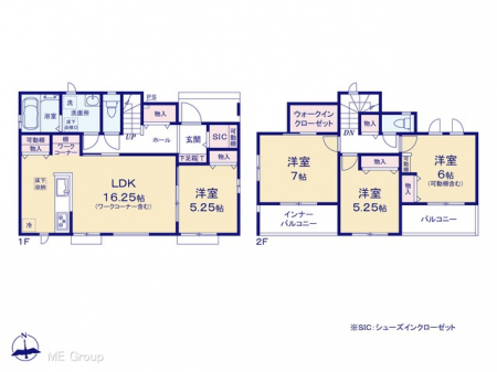 �@�Ԏ�聟2-2�������`Floor plan�`�@�}�ʂƈقȂ�ꍇ�͌�����D��