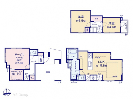 �@�Ԏ��`Floor plan�`�}�ʂƈقȂ�ꍇ�͌�����D��  