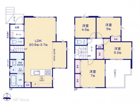 �@�Ԏ��`Floor plan�`�@�}�ʂƈقȂ�ꍇ�͌�����D��