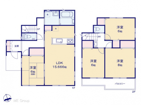 �@�Ԏ�聟�P�������`Floor plan�`�@�}�ʂƈقȂ�ꍇ�͌�����D��