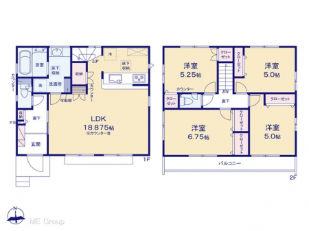�@�Ԏ�聟�P�������`Floor plan�`�@�}�ʂƈقȂ�ꍇ�͌�����D��