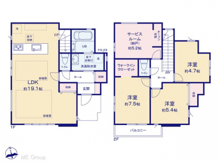 �@�Ԏ�聟�P�������`Floor plan�`�@�}�ʂƈقȂ�ꍇ�͌�����D��
