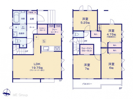 �@�Ԏ��`Floor plan�`�@�}�ʂƈقȂ�ꍇ�͌�����D��