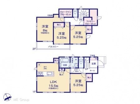 �@�Ԏ��`Floor plan�`�@�}�ʂƈقȂ�ꍇ�͌�����D��