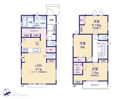 �@�Ԏ�聟2-D�������`Floor plan�`�@�}�ʂƈقȂ�ꍇ�͌�����D��v���܂��B