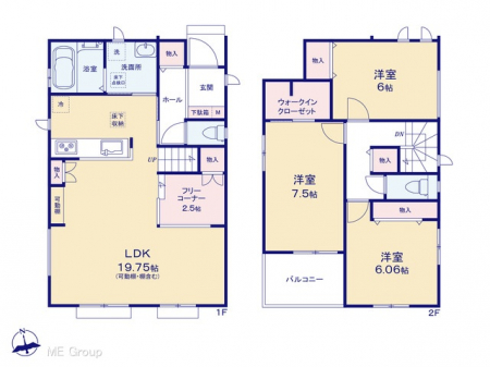 �@�Ԏ�聟G�������`Floor plan�`�@�}�ʂƈقȂ�ꍇ�͌�����D��v���܂��B
