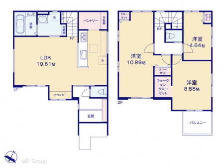 �@�Ԏ��`Floor plan�`�}�ʂƈقȂ�ꍇ�͌�����D��  