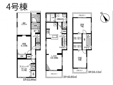 �@�Ԏ�聟�S�������`Floor plan�`�@�}�ʂƈقȂ�ꍇ�͌�����D��v���܂��B