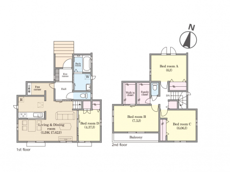 �@�Ԏ�聟A�������`Floor plan�`�@�}�ʂƈقȂ�ꍇ�͌�����D��v���܂��B