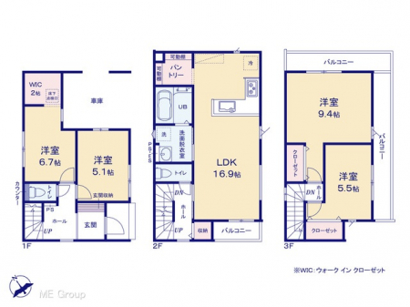 �@�Ԏ�聟�Q�������`Floor plan�`�@�}�ʂƈقȂ�ꍇ�͌�����D��