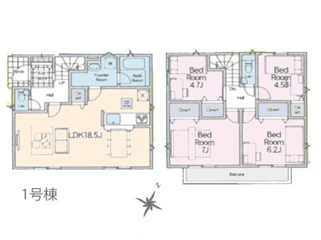 �@�Ԏ��`Floor plan�`�}�ʂƈقȂ�ꍇ�͌�����D��  