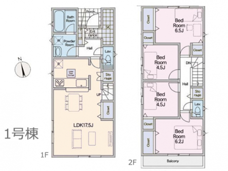 �@�Ԏ�聟�P�������`Floor plan�`�@�}�ʂƈقȂ�ꍇ�͌�����D��v���܂��B