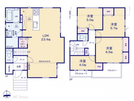 �@�Ԏ��`Floor plan�`�@�}�ʂƈقȂ�ꍇ�͌�����D��