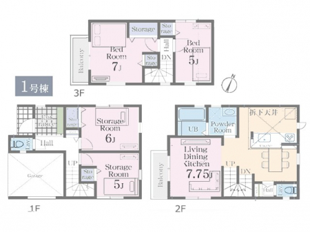 �@�Ԏ��`Floor plan�`�}�ʂƈقȂ�ꍇ�͌�����D��  