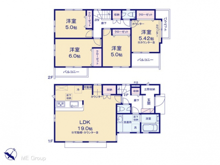 �@�Ԏ��`Floor plan�`�}�ʂƈقȂ�ꍇ�͌�����D��  