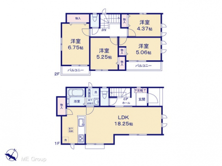 �@�Ԏ��`Floor plan�`�}�ʂƈقȂ�ꍇ�͌�����D��  