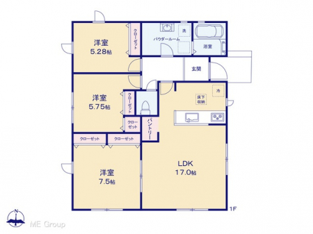 �@�Ԏ�聟�V�������`Floor plan�`�@�}�ʂƈقȂ�ꍇ�͌�����D��