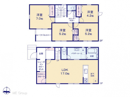 �@�Ԏ�聟�T�������`Floor plan�`�@�}�ʂƈقȂ�ꍇ�͌�����D��