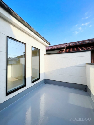 �o���R�j�[�@�����`Balcony�`�@������̃o���R�j�[�̑O�ɂ͉_�ȊO�ɑ��z���Ղ���̂�����܂���B�����󕨂������₷���A����薾�邭�C�����̂������������Ă��܂��B�g���₷���J���I�ȃo���R�j�[�ł���