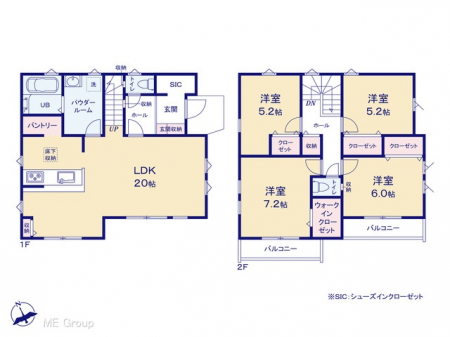 �@�Ԏ��`Floor plan�`�@�}�ʂƈقȂ�ꍇ�͌�����D��