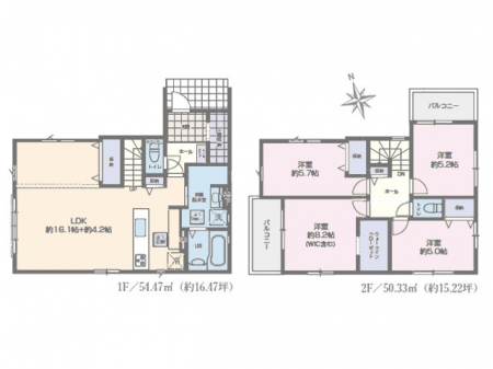 �@�Ԏ��`Floor plan�`�@�}�ʂƈقȂ�ꍇ�͌�����D��  