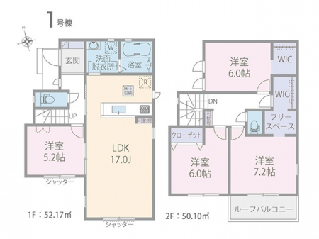 �@�Ԏ��`Floor plan�`�@�}�ʂƈقȂ�ꍇ�͌�����D��v���܂��B