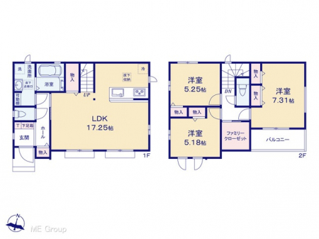 �@�Ԏ��`Floor plan�`�@�}�ʂƈقȂ�ꍇ�͌�����D��