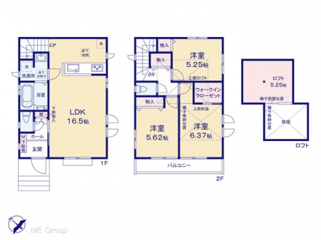 �@�Ԏ��`Floor plan�`�@�}�ʂƈقȂ�ꍇ�͌�����D��