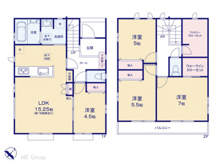 �@�Ԏ�聟B�������`Floor plan�`�@�}�ʂƈقȂ�ꍇ�͌�����D��