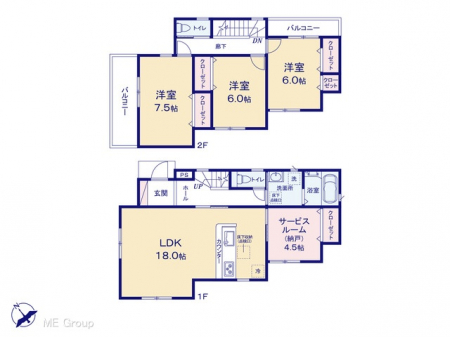 �@�Ԏ��`Floor plan�`�@�}�ʂƈقȂ�ꍇ�͌�����D��